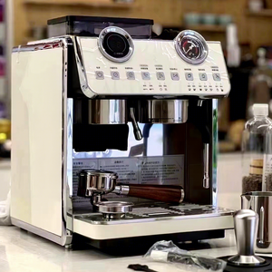 Máquina de Café ZILONG de Doble Caldera, Multi-Funcional con Molienda de Granos Concentrada, <span class=keywords><strong>Cafetera</strong></span> Espresso a Presión para RV - Product Image 1