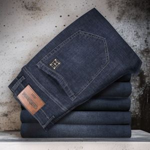 Jeans Cargo de Mezclilla Elástica y Transpirable para Hombre Black Eagle, Corte Recto, Multibolsillos, Casuales, Resistentes, para Trabajo - Product Image 1