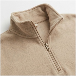 <b>Women</b> 100% Cotton Midweight Fleece Tracksuit Set Half-<b>Zip</b> Sweatshirt Jogger Pants Solid Color Casual Autumn Wear - Product Image 4