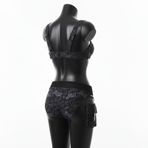 Conjunto de Bikini de Dos Piezas para Mujer de Alta Calidad, 230 GSM, Poli Spandex, Paneles de Malla en la Cintura, Logotipo Sublimado Personalizado - Product Image 5