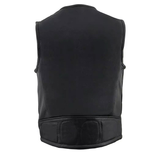Chaleco de Cuero para Motociclistas, Diseño Personalizado, para Hombre, Invierno, con Botones, de Lona, Alta Calidad, Ajuste Perfecto, Protección Premium, Gran Venta - Product Image 5