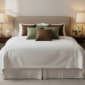 SOGA Lot de 6 housses de coussin décoratives en velours 45 cm, marron intense et vert sauge, pour salon ou chambre à coucher - Product Image 4