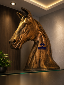 Nuevo Busto de Caballo 2026, Arte Contemporáneo Coleccionable, Estatua Decorativa Hecha a Mano - Product Image 1