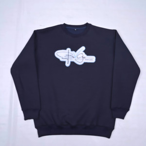 Sudadera de Cuello Redondo para Hombre, de Alta Calidad, Talla Grande, con Bordado Chenille y Logotipo Personalizado, de Algodón y Felpa, Estilo Casual Urbano, OEM - Product Image 4