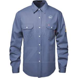 Camisa de Trabajo de Alta Visibilidad ZUNEZI INTERNATIONAL, Reflectante, Ignífuga CAT2, Tejido FRC, para Hombre, Nivel de Protección para Soldadura - Product Image 1