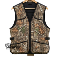 Gilet de chasse multi-poches SAFA SPORTS, orange vif pour hommes, gilet de chasse en montagne conçu pour une durabilité en extérieur
