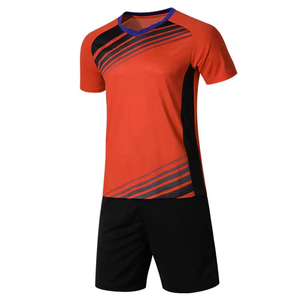 Men's Gray Striped Polo Shirt With Black Shorts Set Breathable 100% Polyester Adult Leisurewear - Product Image 4