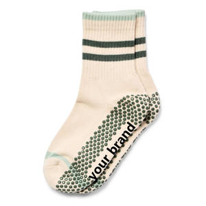 Chaussettes de yoga personnalisées professionnelles antidérapantes pour sports d'intérieur, Pilates, danse, printemps-été, chaudes et antibactériennes - Product Image 1