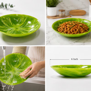 Cuenco Decorativo de Resina Verde Hecho a Mano para Decoración Moderna del Hogar - Product Image 4