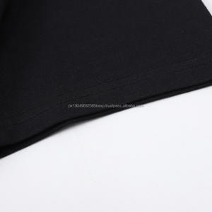 Camiseta Lisa de Cuello Redondo, Nueva Colección Verano, 220g, Hecha de Algodón Peinado, con Diseño de Logotipo Bordado Personalizado OEM - Product Image 3