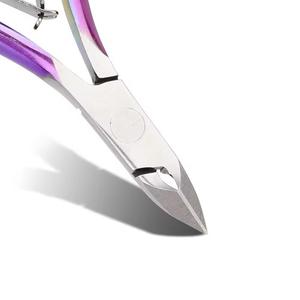 Coupe-ongles en acier inoxydable, lame plate, pointe acérée, durable, professionnel, coupe-cuticules, nouveau design, pour adultes - Product Image 3