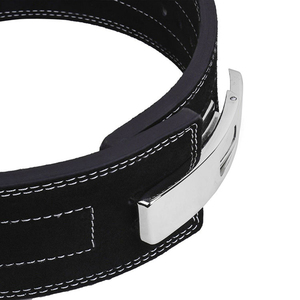 Durable Lever Belt for Gym Workout 13mm Leather Powerlifting Squat Deadlift Belt Fitness <b>Back</b> <b>Support</b> Gear - Product Image 4