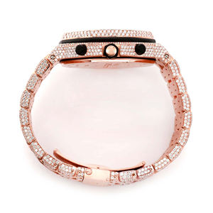 Reloj de Hombre de Acero Inoxidable con Diamantes Moissanite VVS, Estilo Hip Hop, Correa de 20 mm, Esfera de Cristal - Product Image 4