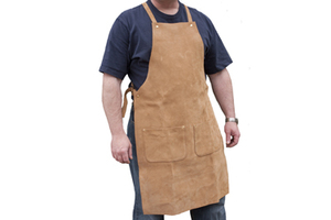 Welding <b>Apron</b> For Steel Fabricators Working In High Spark Environments whit custom logo - Product Image 4