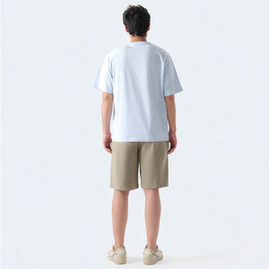 T-shirt pour homme à col rond, coupe classique, manches courtes, taille plus, 100% coton, nouvelle arrivée, vêtements de mode personnalisés - Product Image 4