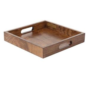 Platos Rectangulares de Madera Pulida Hechos a Mano, con Patrón Personalizado, Color Sólido, Vajilla para Mesa de Comedor, Decoración de Mesa para Fiestas, Ecológicos - Product Image 4