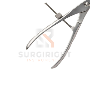 Pinza de sujeción ósea autocentrante Setter Verbrugge con bloqueo rápido, de acero inoxidable, instrumento quirúrgico ortopédico manual de Blush - Product Image 6