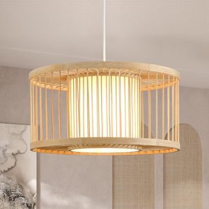 Premium Woven Rattan Pendant <b>Light</b> Rustic Contemporary Appearance for Residential Commercial Lighting Applications - Product Image 1