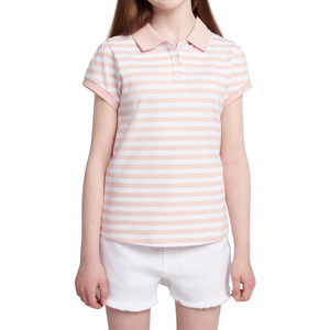 Camiseta Polo Casual para Niñas, de Manga Corta, Tejida y Bordada, con Diseño de Rosa de Cristal, Personalizable, al por Mayor - Product Image 3