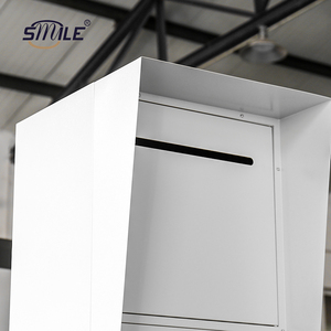 Cassetta postale in acciaio resistente alle intemperie in stile americano e cassetta per la consegna dei pacchi per appartamenti per caratteristiche impermeabili - Product Image 1