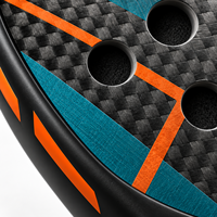 Raquette de padel professionnelle en fibre de carbone, légère, antidérapante, haute performance, noyau en mousse EVA, 3K/12K/18K, personnalisable, OEM ODM