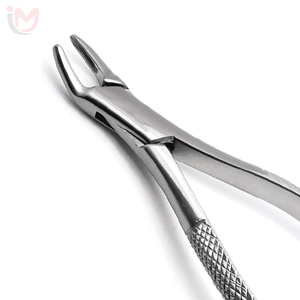 Forceps d'extraction dentaire manuel, modèle américain, gauche, pour molaires inférieures et dents de sagesse, en acier inoxydable, ergonomique, OEM, vente en gros - Product Image 6
