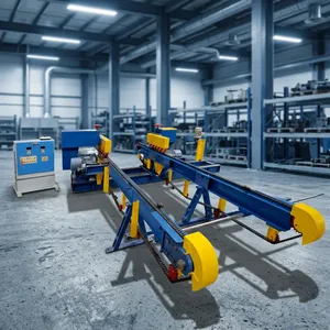 Machine à scier à chaîne industrielle double dimension pour la découpe précise de panneaux de contreplaqué, le traitement du bois et les lignes de production automatisées - Product Image 1