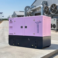 Groupes électrogènes diesel silencieux triphasés à faible bruit de 30/35/40/50/60/70/80 kW avec grand réservoir de carburant, groupe électrogène diesel commercial