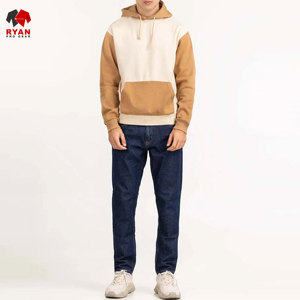 Sweat-shirts à capuche unis pour hommes, style pull-over, avec logo personnalisé, 100% coton molletonné respirant, design ODM, prix de gros pour l'hiver - Product Image 2