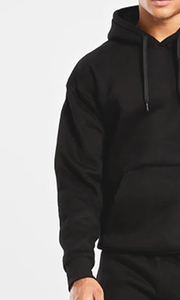 Chándal Deportivo Shaghaf para Hombre, Color Negro Básico, Tela de 400 g/m², Disponible en Stock - Product Image 2