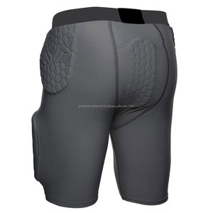 Fajas de fútbol para adultos y jóvenes, pantalones cortos de compresión, faja de fútbol, cadera integrada, muslos acolchados - Product Image 6