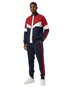 Men Quick Dry Running <b>Tracksuit</b> Elastic Moisture Wicking Workout Performance Set - Product Image 1