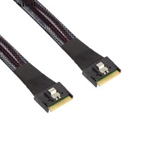 Connecteur anti-inclinaison SlimSAS SFF-8654 8I 4.0 vers connecteur anti-inclinaison pour serveur SFF-74P 8654