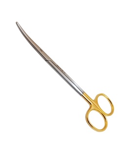 Curved Blunt Blades Dissecting Scissors TC Tungsten Carbide Surgical Instrument <b>Precision</b> Fine Tissue Dissection <b>Tool</b> - Product Image 1