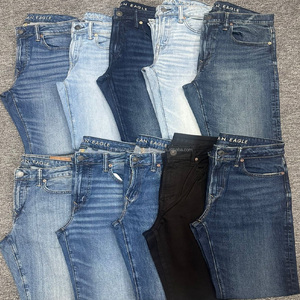 กางเกงยีนส์ลำลองผู้ชายแบรนด์ดังของแท้ ผ้าฝ้าย ทรงเดฟ ขาดๆ เซอร์ๆ สต็อกล้น ของเกิน ของเหลือ - Product Image 5
