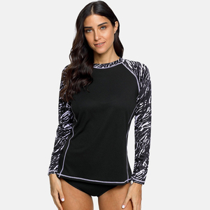 Traje de Baño de Manga Larga para Mujer, Sexy, Protección UV, Secado Rápido, para Playa y Gimnasio, Diseño Personalizado, OEM ODM, Venta Caliente - Product Image 1