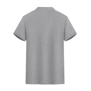 Fabricant personnalise les chemises pour hommes en fibre de polyester à manches courtes, anti-boulochage, avec logo personnalisé, ODM - Product Image 2