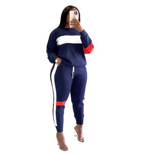 Conjunto de chándal de manga larga para mujer, chándal informal de alta calidad, 2 piezas, para invierno, 2021 - Product Image 4