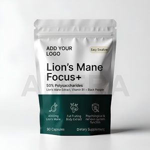 Cápsulas de Melena de León, Fabricante de Suplementos de Extracto Herbal, OEM, Marca Privada, Suplemento Dietético, Suministro al por Mayor - Product Image 2