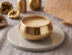 Metal <b>Tealight</b> <b>Holder</b> Handmade Metal Candle <b>Holder</b> Gold Finishing Home Decoration Vintage Design Candle Stand Living Room Decor - Product Image 1