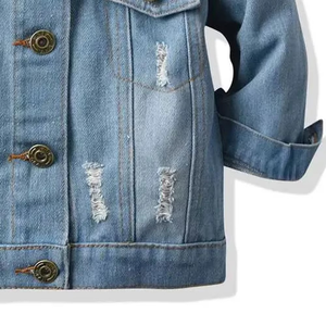 แจ็คเก็ตยีนส์ผู้ชายสไตล์ยุโรปอเมริกันลำลอง ระบายอากาศได้ดี แห้งเร็ว คอตั้ง สำหรับฤดูหนาว - Product Image 3