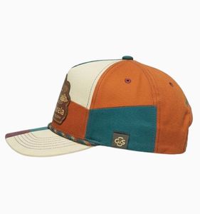 หมวกแก๊ปทรง Snapback สีสันตัดกัน ปักโลโก้ ปรับขนาดได้ เหมาะสำหรับทุกเพศทุกวัย สไตล์ลำลอง ดีไซน์ 6 แผง ผลิตในอินโดนีเซีย - Product Image 4