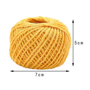 Cuerda de Yute de Primera Calidad – Cuerda Trenzada de Fibra Natural Resistente para Manualidades, Macramé, Jardinería y Embalaje - Product Image 6
