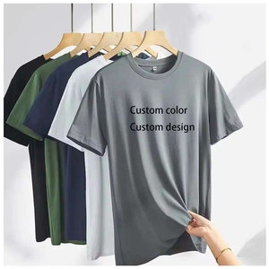 เสื้อยืดพรีเมียมผู้ชายทรงปกติ แขนสั้น ผ้าถัก 100% คอตตอน เป็นมิตรต่อสิ่งแวดล้อม ไม่ยับ หรูหรา สั่งทำพิเศษ - Product Image 1