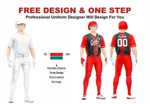 Uniforme de baseball en tissu respirant de qualité supérieure, impression sérigraphique, tendance, personnalisable, impression en relief - Product Image 2