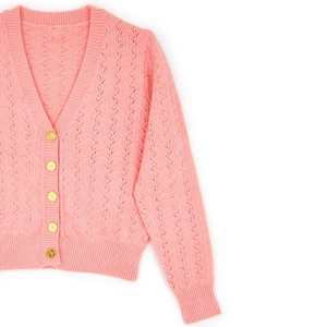Suéter de Mujer para Hermandades Universitarias, Nuevo Estilo, Moda, Tejido Grueso, Cárdigan Personalizado, Venta al por Mayor, Otoño Invierno - Product Image 3
