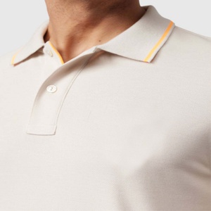 Polo pour homme de dernière génération, de qualité supérieure, avec design personnalisable, couleur unie et motif à carreaux, pour un style décontracté. - Product Image 2
