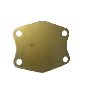 Placa de latón para bomba de agua hidráulica Massey Ferguson 00940863 compatible con motores MF 135, 148, 240 y Perkins AD3 152 - Product Image 1