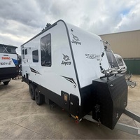 Caravanes de luxe de fabrication australienne, structure en aluminium, toit rigide, caravane tout-terrain, camping-car