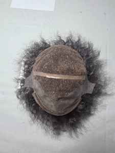 Perruque complète en cheveux humains bruts 100% naturels avec cheveux indiens bouclés Remy - Product Image 5